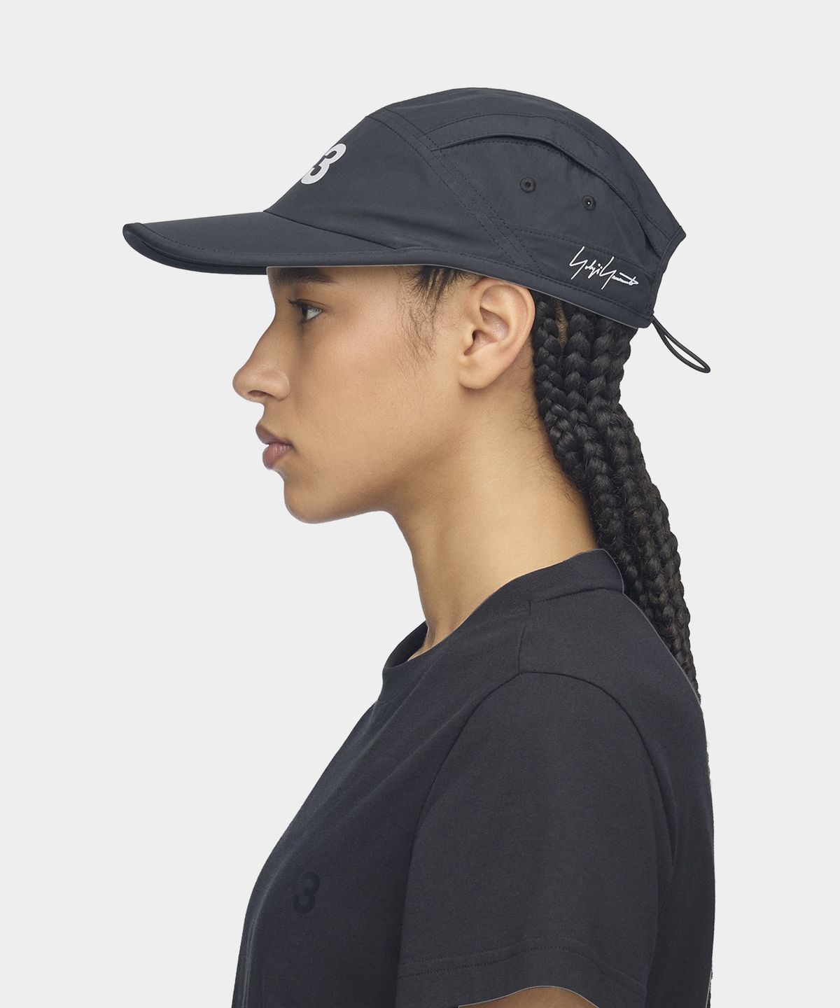 와이쓰리(Y-3) (U) 런 캡 블랙 Y-3 RUN CAP BLACK