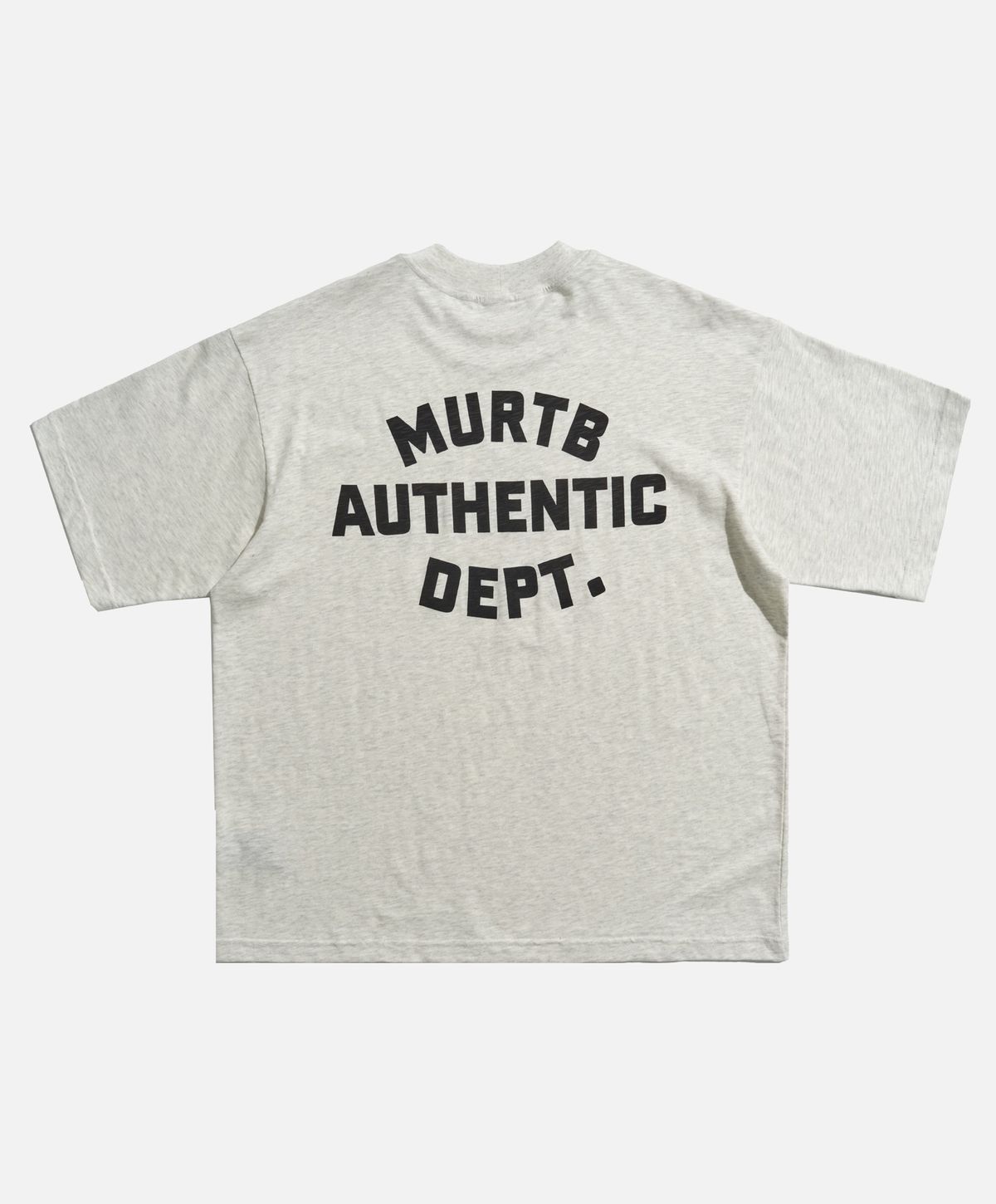 미드업데이트(MIDUPDATE) Authentic Dept Arch Graphic Tee whitemelange