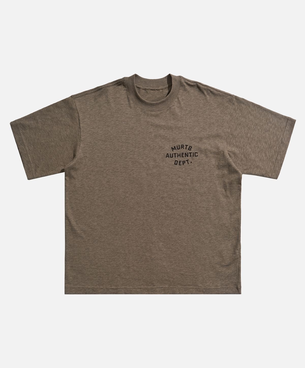 미드업데이트(MIDUPDATE) Authentic Dept Arch Graphic Tee brown