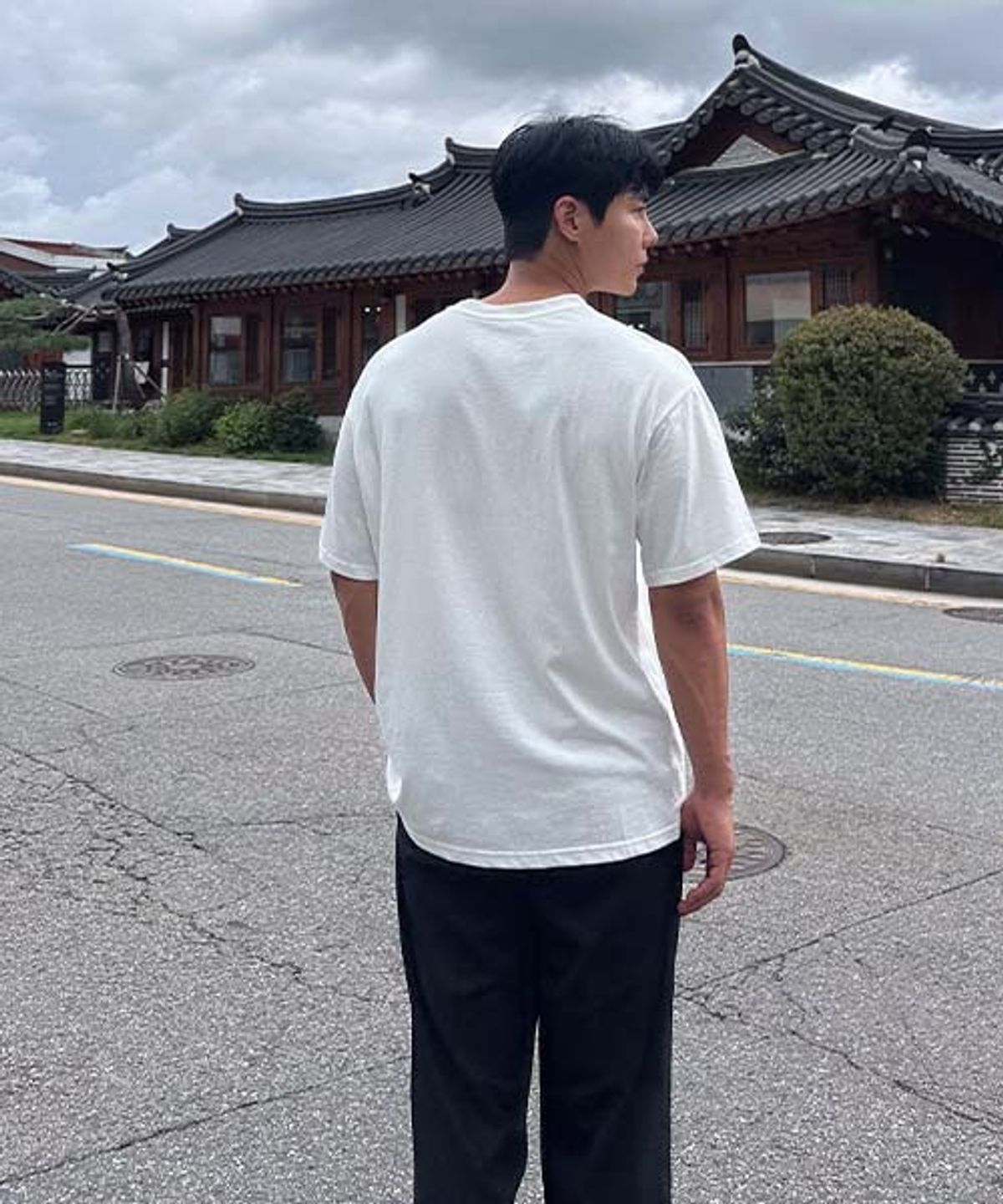 바이모노(BYMONO) [빅사이즈 M-6XL] 모노 PLUS 베이직 포켓 반팔티