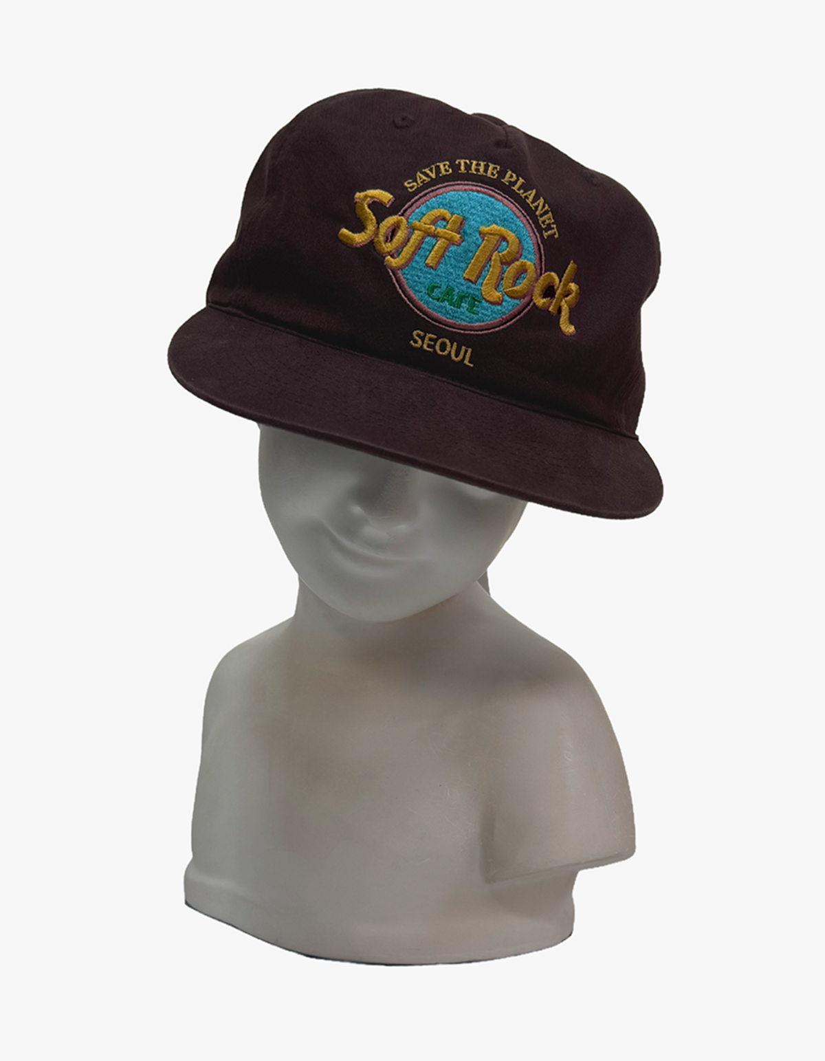 마스컴퍼니(MASCOMPANY) Soft rock cafe cap - Black berry