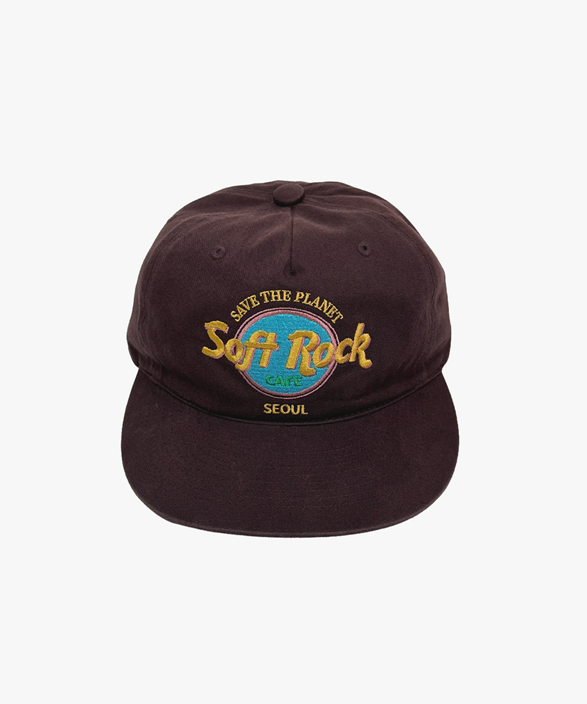 마스컴퍼니(MASCOMPANY) Soft rock cafe cap - Black berry
