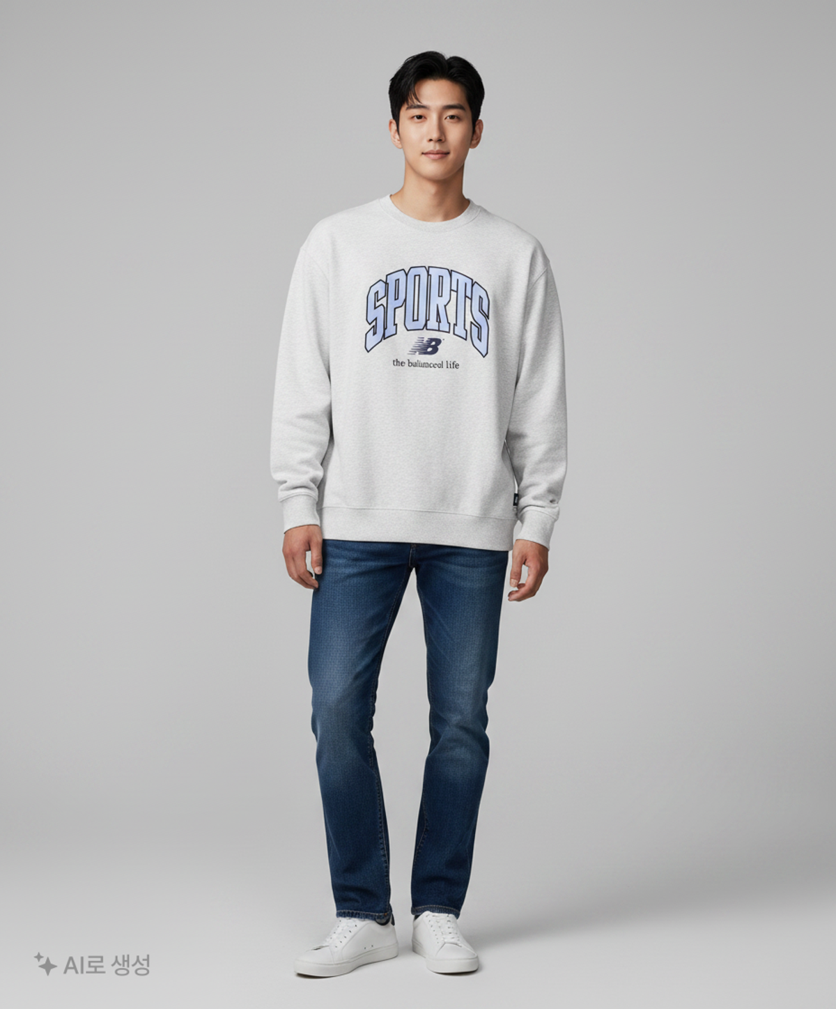 뉴발란스(NEW BALANCE) 맨투맨/스웨트셔츠 100