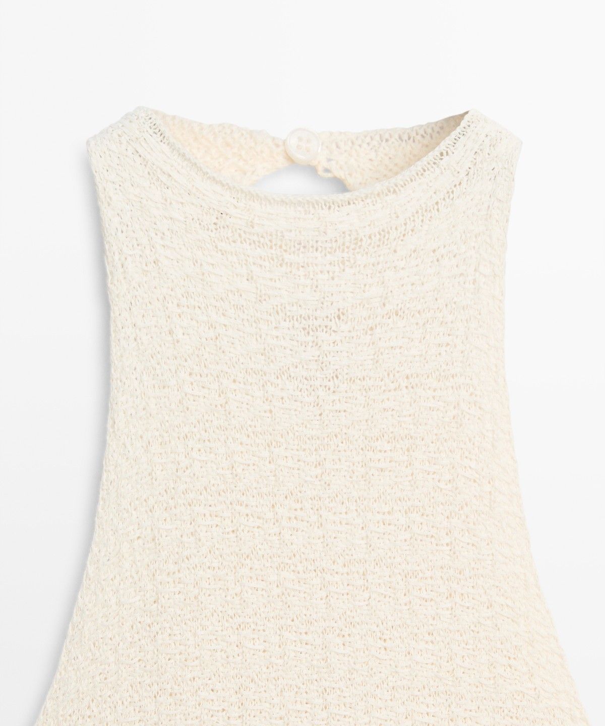 마시모두띠(MASSIMO DUTTI) 홀터넥 콤비 미디 원피스