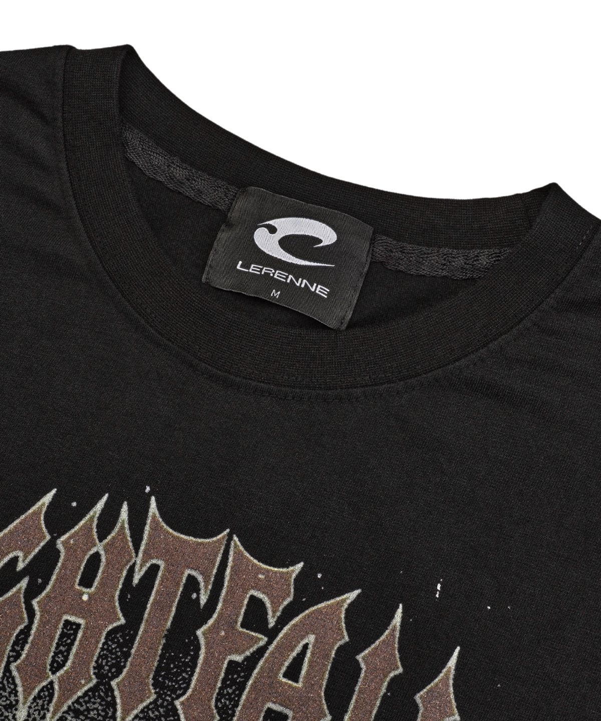 르렌느(LERENNE) Night Vintage T-Shirt - Black