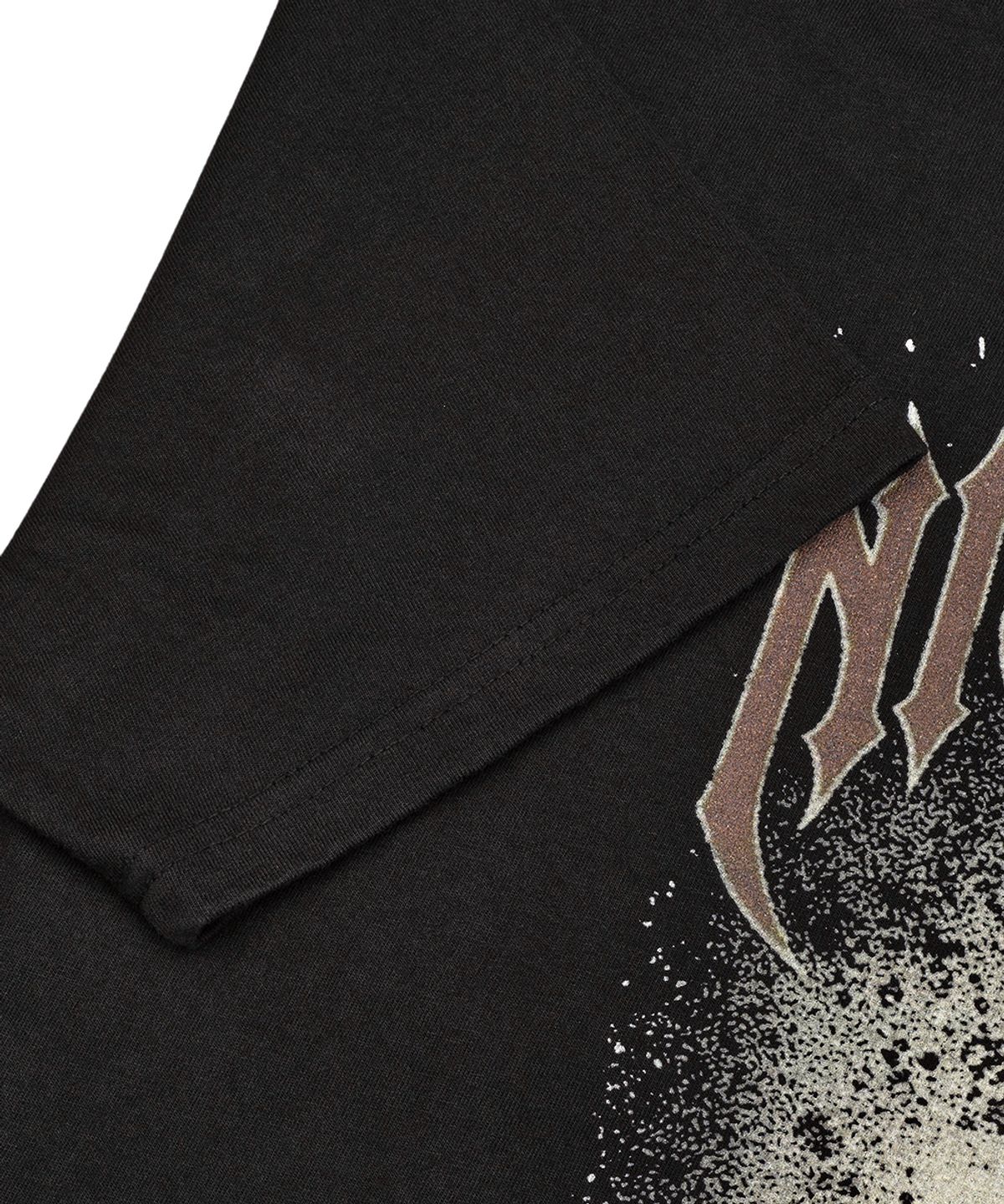 르렌느(LERENNE) Night Vintage T-Shirt - Black