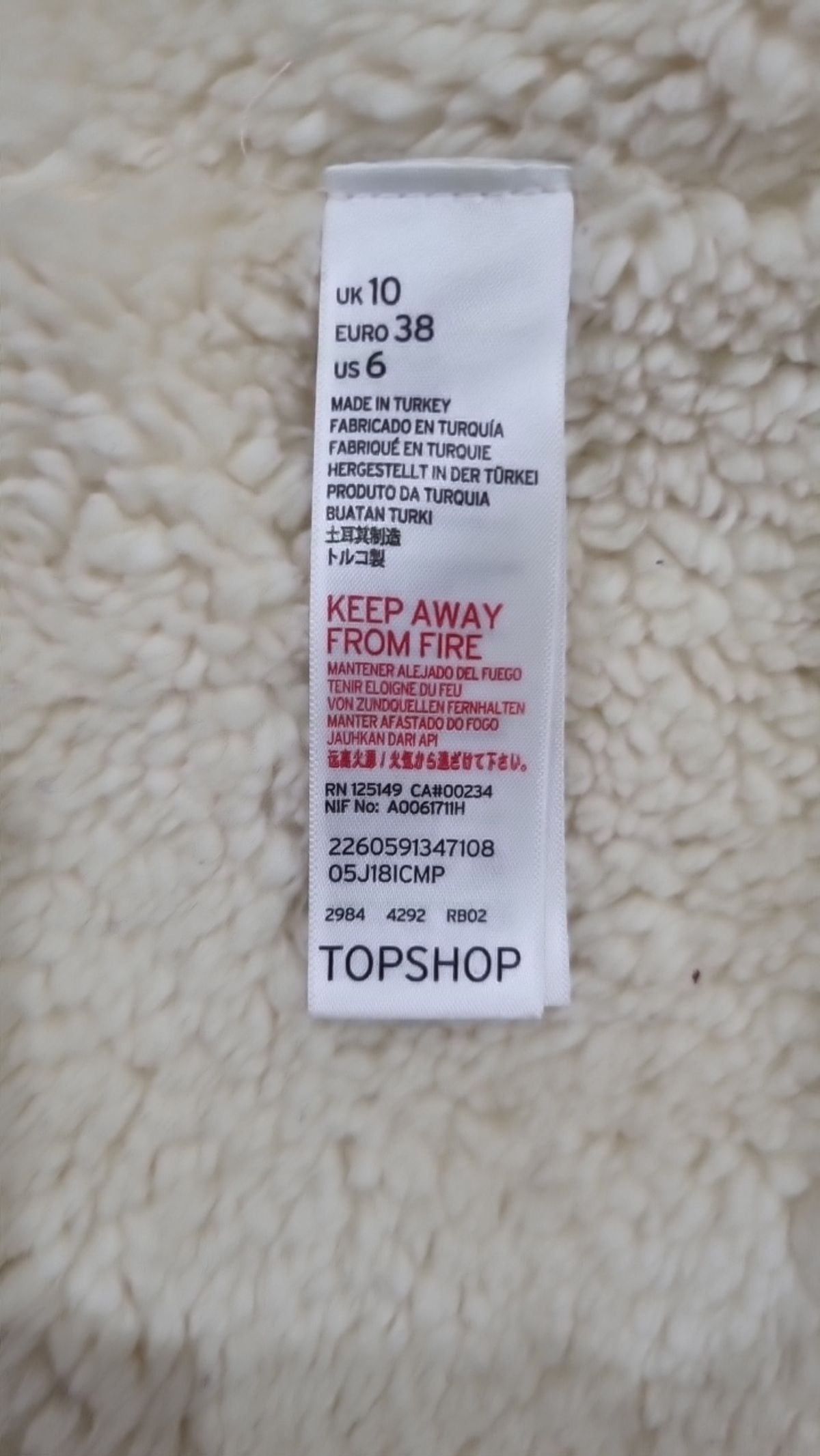 탑샾(TOPSHOP) 데님/트러커 재킷 10