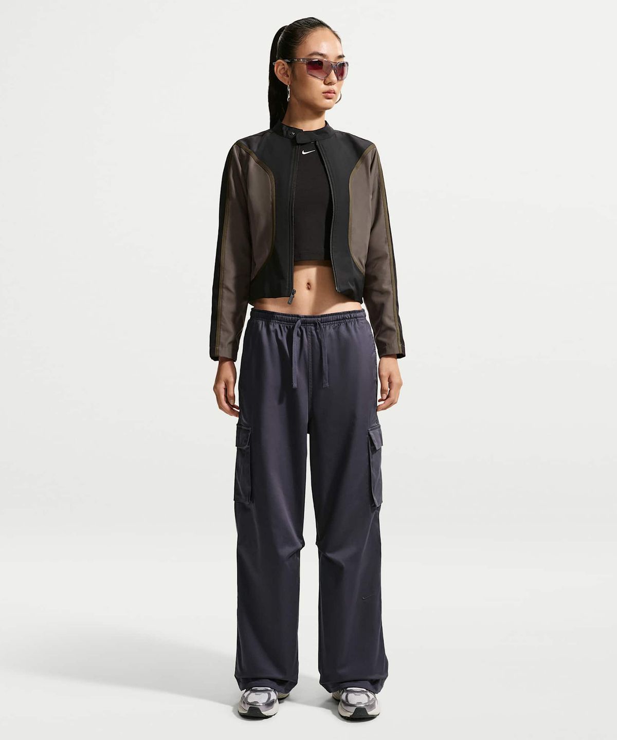 나이키(NIKE) 스포츠웨어 모토 재킷 W - 블랙:리저록:다크 헤이즐:리저록 / IM8182-010