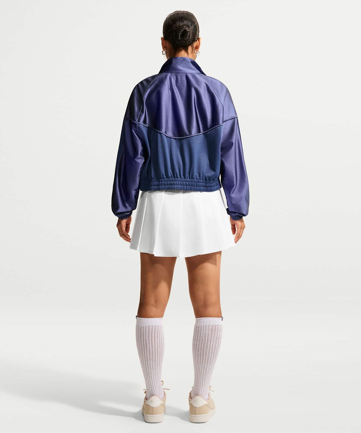나이키(NIKE) 스포츠웨어 플리츠 미니스커트 W - 화이트:블랙 / IO9612-100