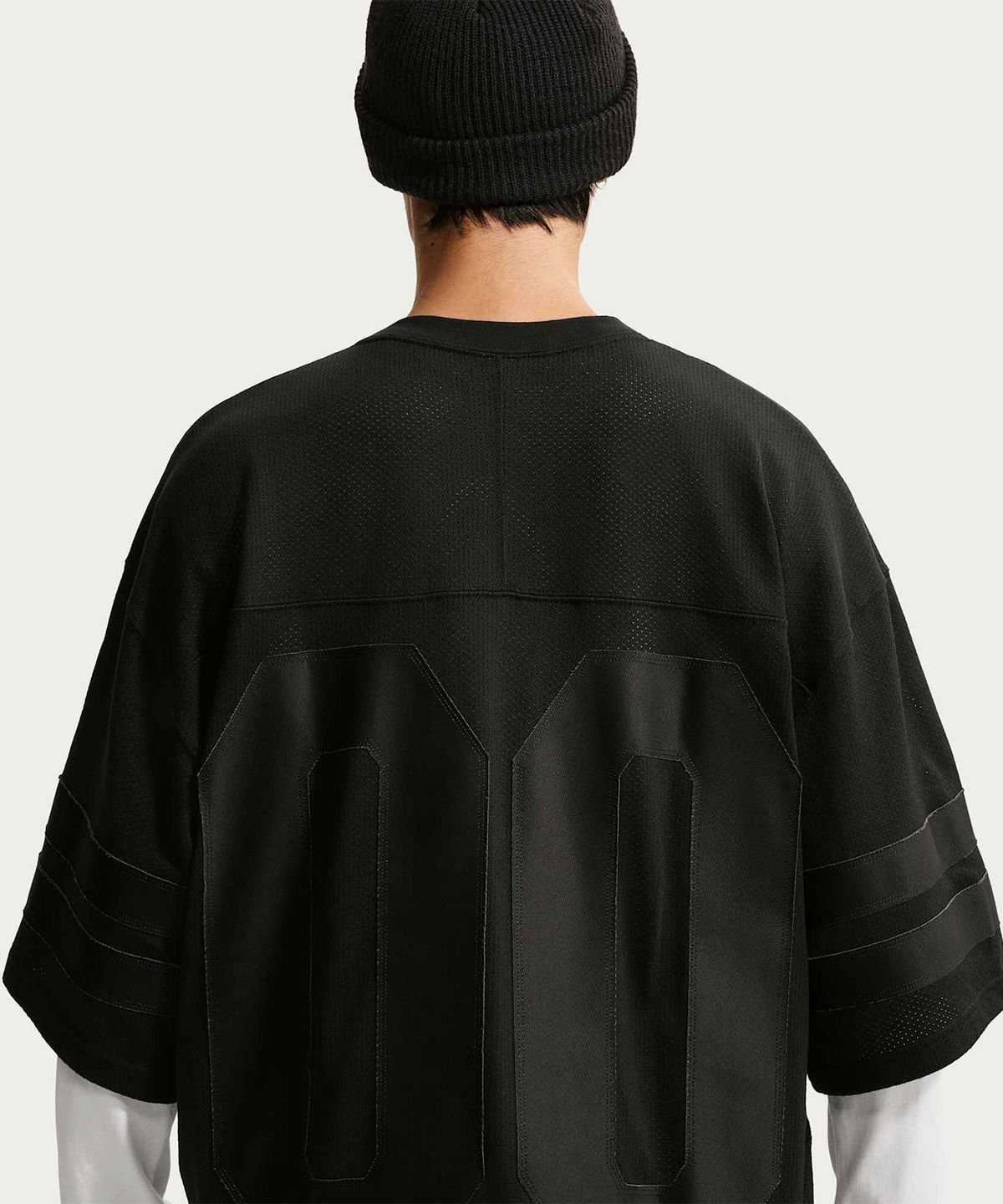 나이키(NIKE) 스포츠웨어 오버사이즈 저지 M - 블랙:아이스 실버:다크 스모크 그레이 / IQ5907-010