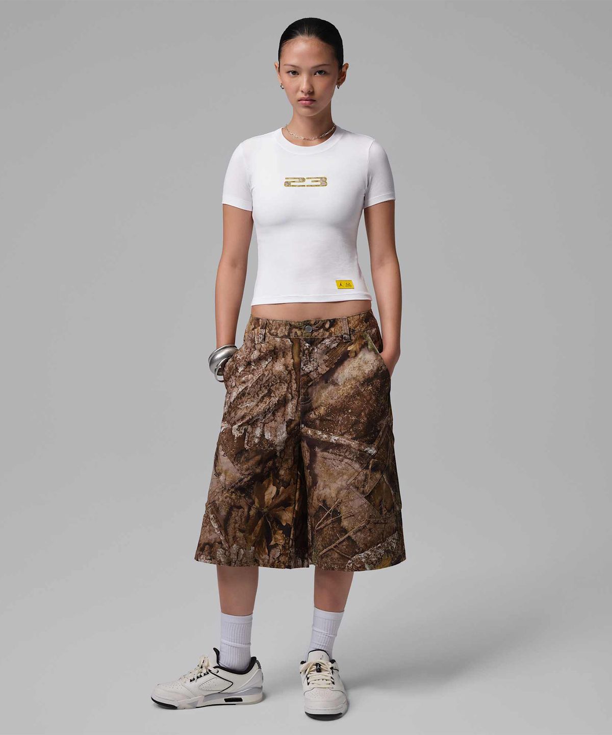 나이키(NIKE) 조던 Realtree 티셔츠 W - 화이트 / IU7256-100