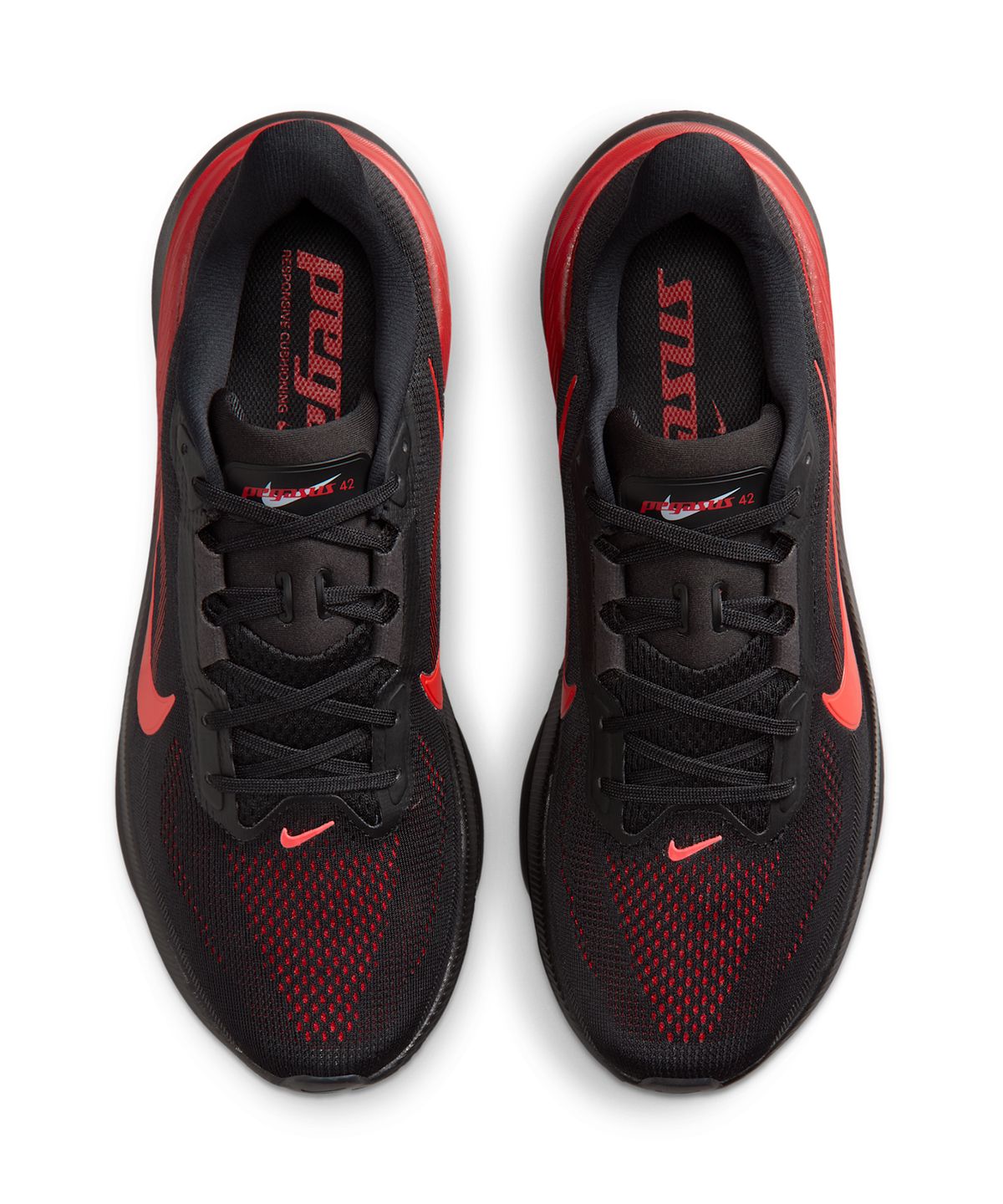 나이키(NIKE) 페가수스 42 M - 블랙:유니버시티 레드:울프 그레이:브라이트 크림슨 / IB1873-007
