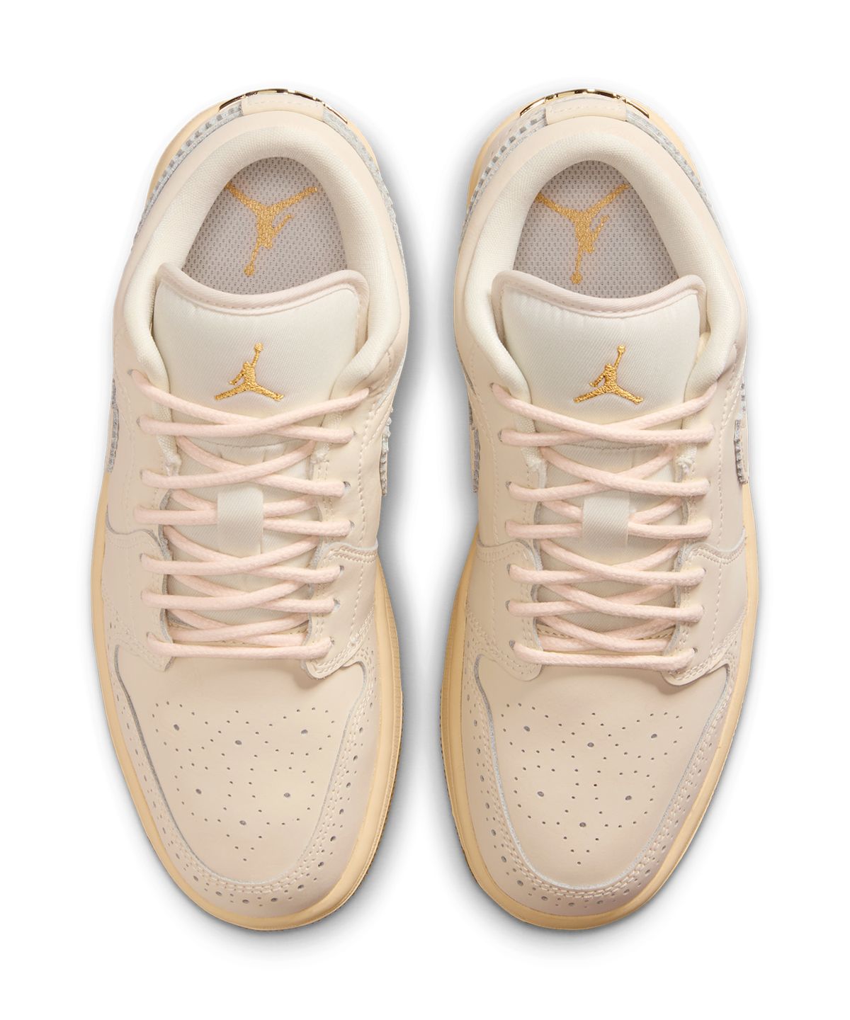 나이키(NIKE) 에어 조던 1 로우 SE W - 초크:메탈릭 골드:펄 화이트:초크 / IO0759-100