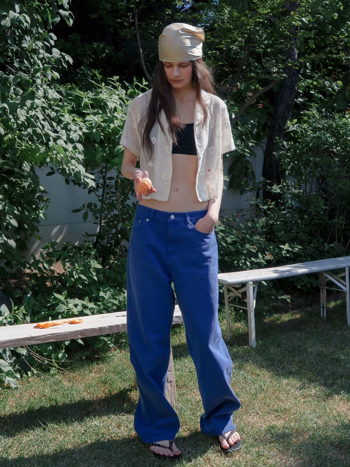 뮈르뮈르(MURMURE) 세른 릴렉스핏 다잉 워싱 팬츠_Cerne Pants