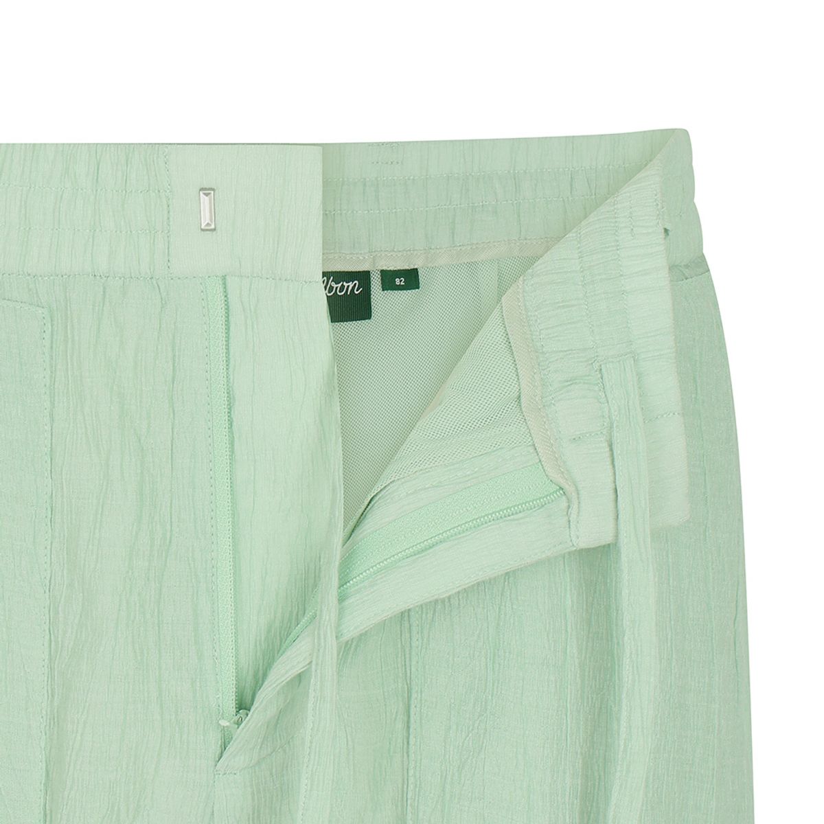 말본 골프(MALBON GOLF) 썸머 플리츠 하프팬츠 MINT GREEN (MAN)