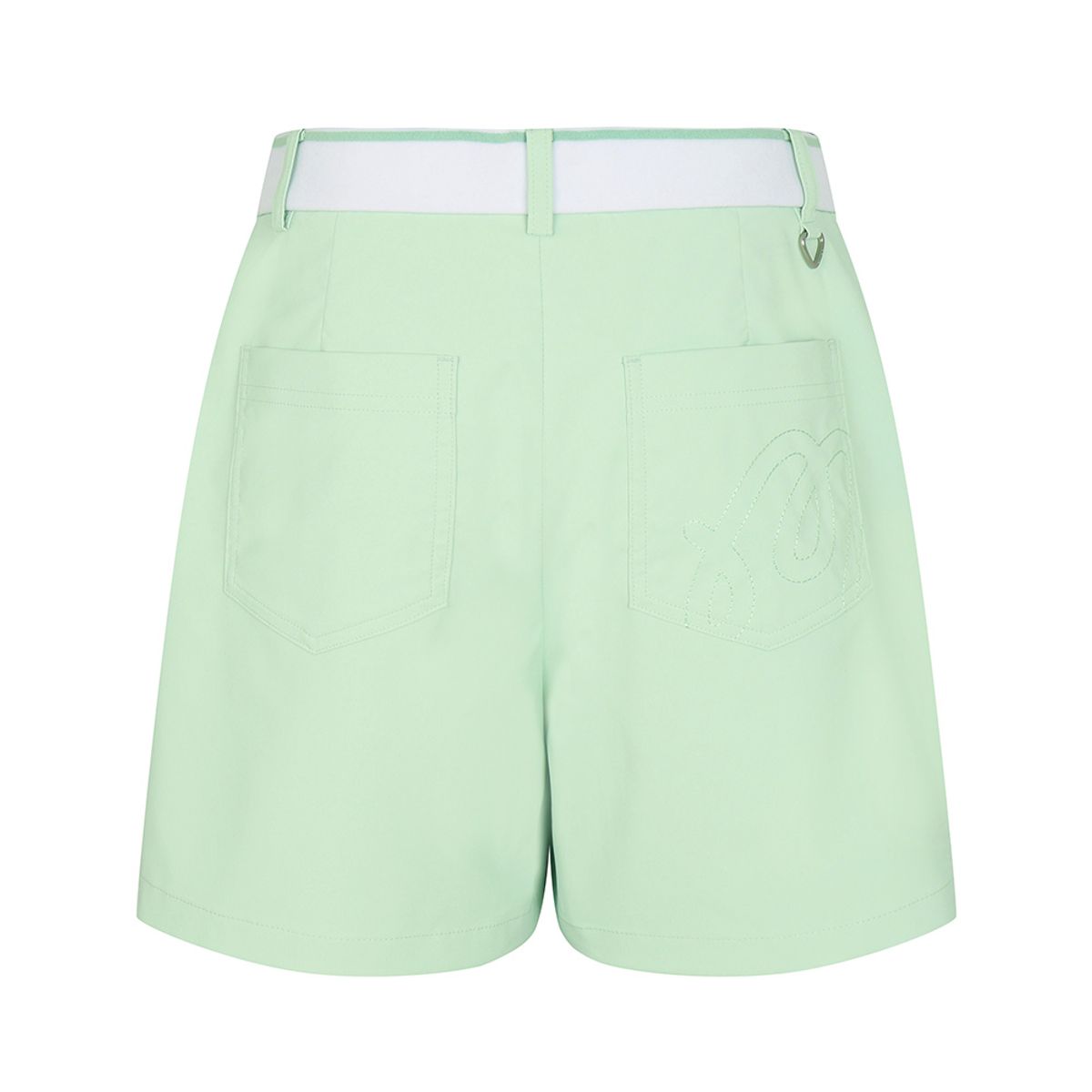 말본 골프(MALBON GOLF) 라이트웨이트 썸머 하프 팬츠 MINT GREEN (WOMAN)