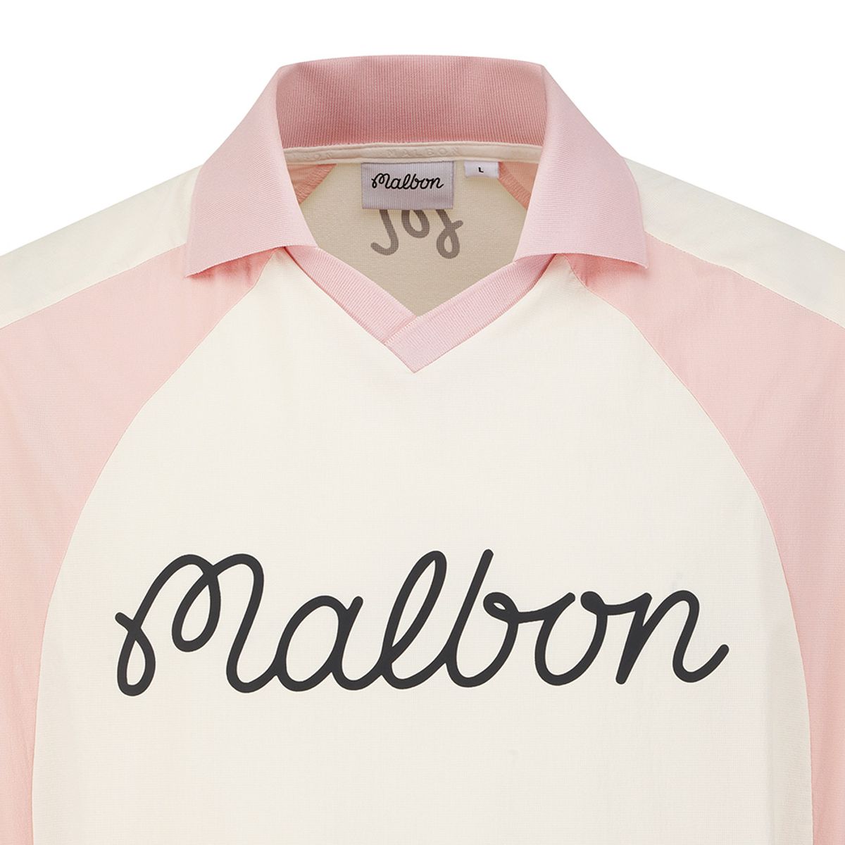 말본 골프(MALBON GOLF) 에어 블록 카라 피스테 LIGHT BEIGE