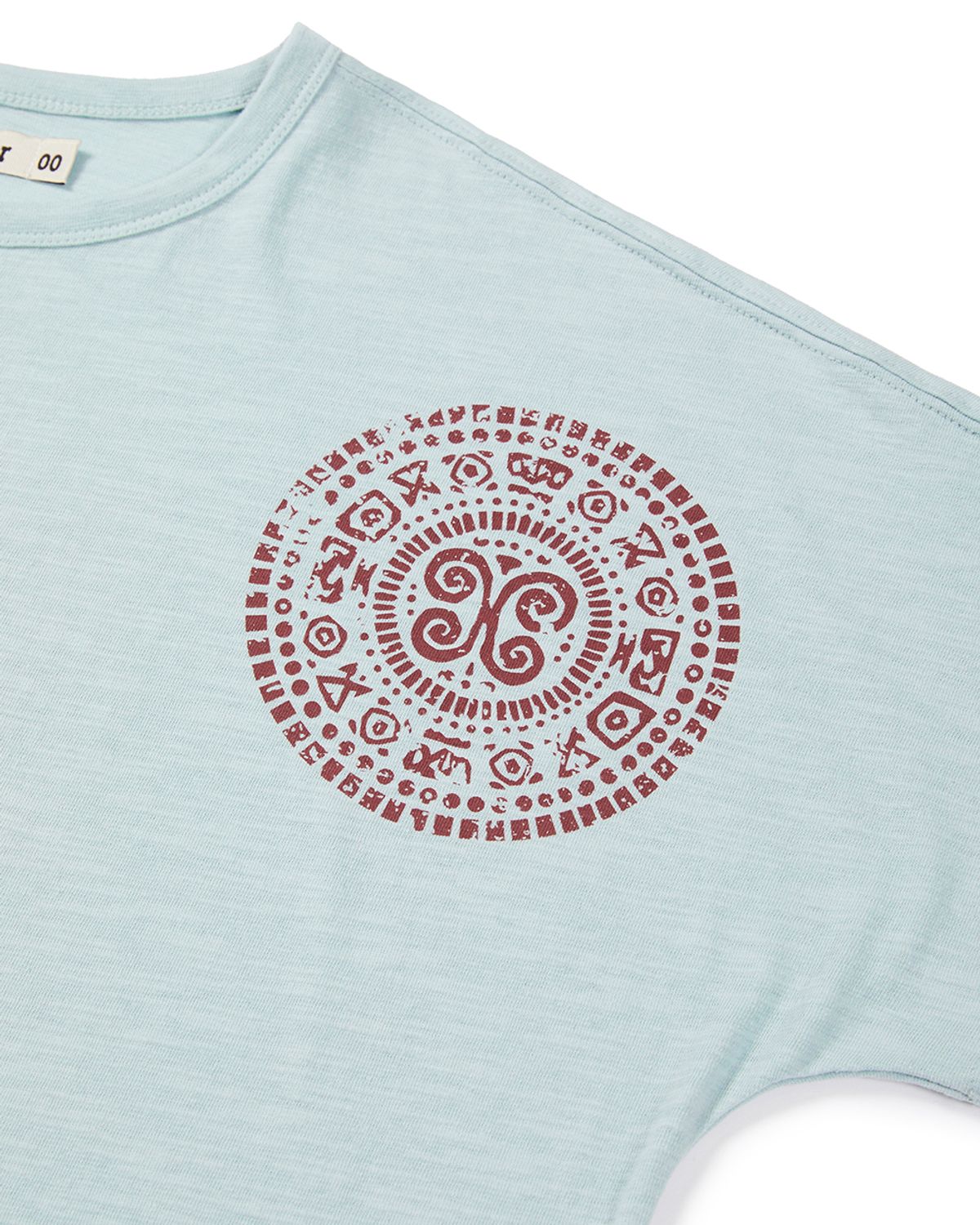 카락터(KARACTOR) Boteh half T-shirts / Lagoon