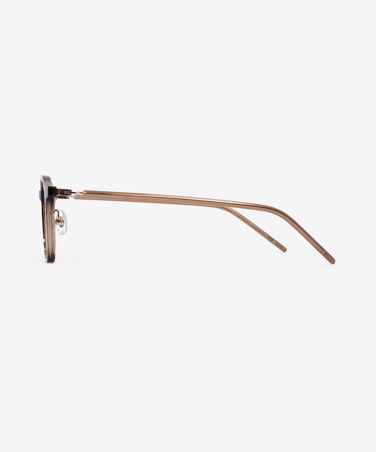 웨어웨어(WEARWHERE) MELO 01 Crystal Brown 블루라이트 차단 안경