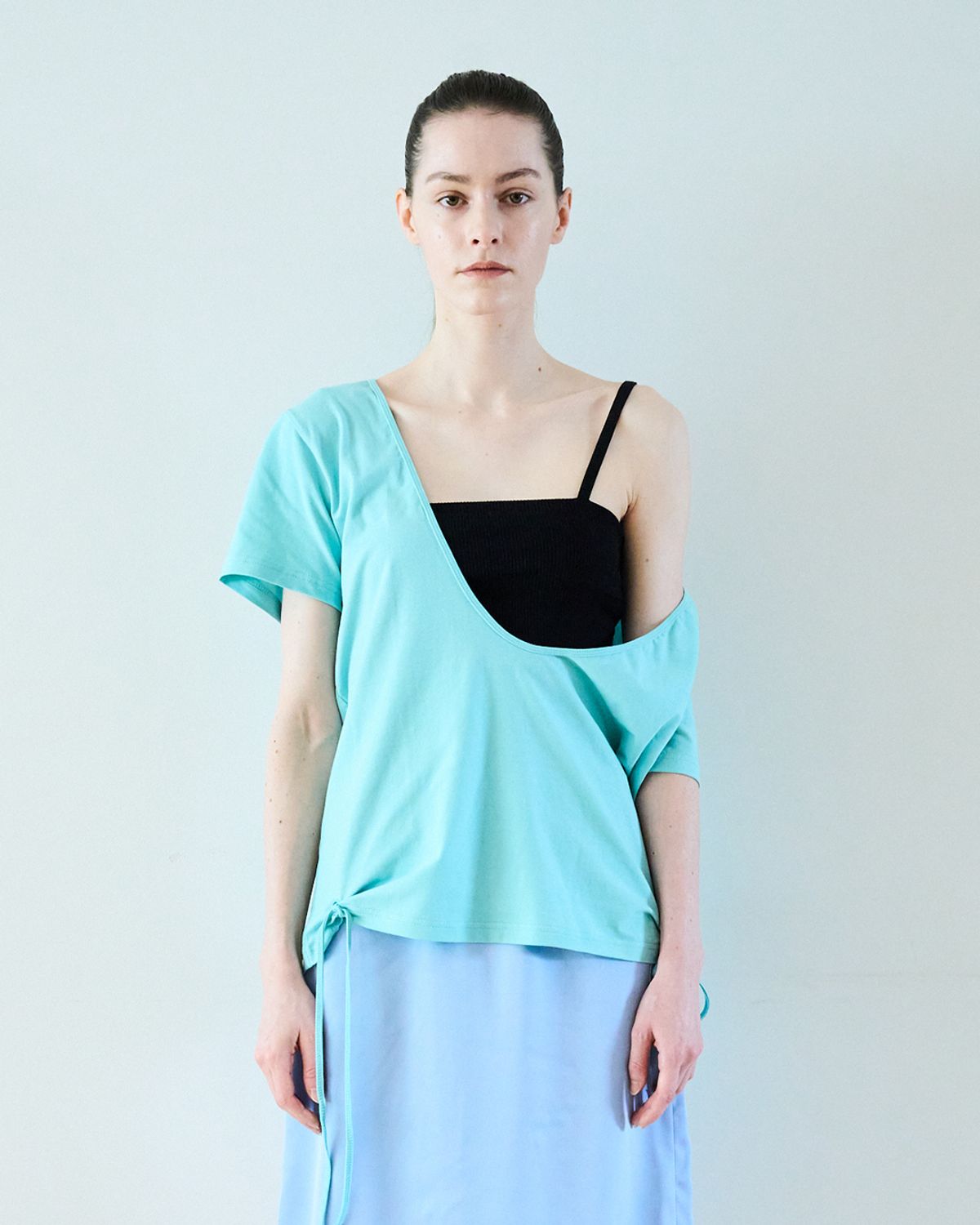씬(SEEN) DEEP NECK STRING T-SHIRTS (Mint)