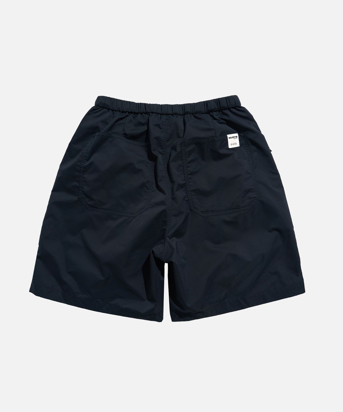 미드업데이트(MIDUPDATE) Circle Badge Technical Nylon Shorts navy