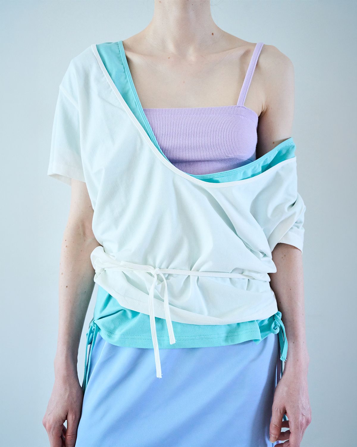 씬(SEEN) STRING TUBE TOP (Light Purple)