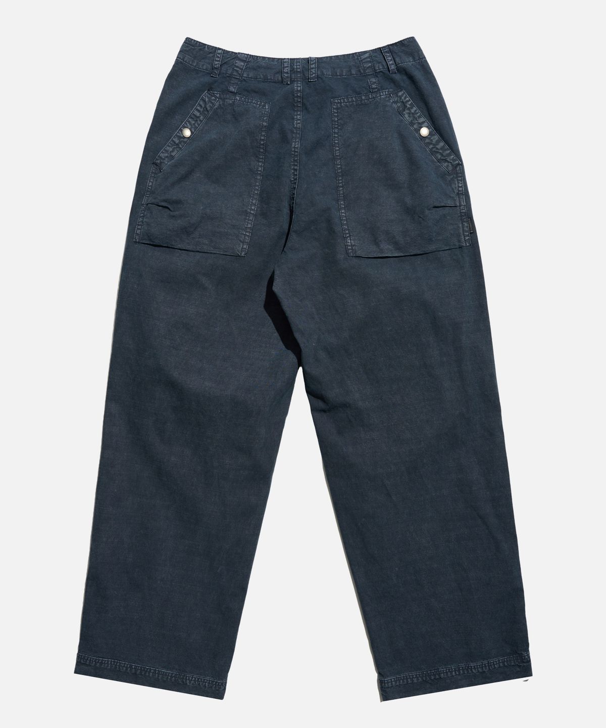 미드업데이트(MIDUPDATE) Knee-Tuck Wide Fatigue Pants navy