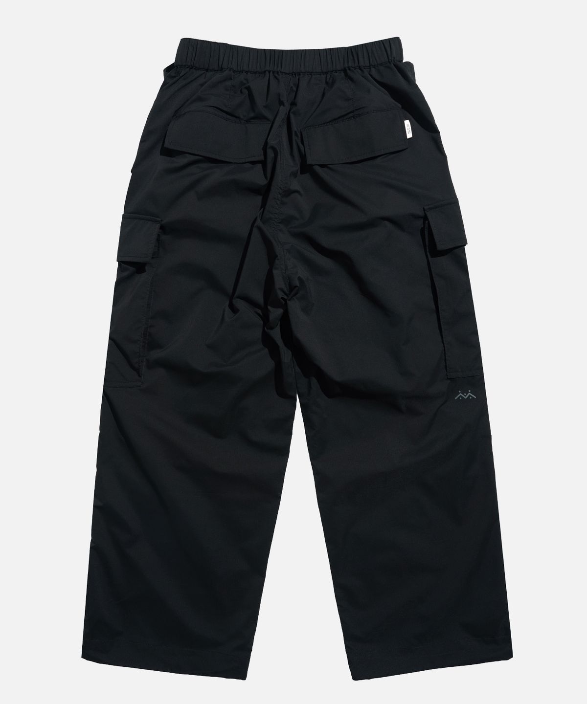 미드업데이트(MIDUPDATE) Volume Pleated Tech Cargo Pants black