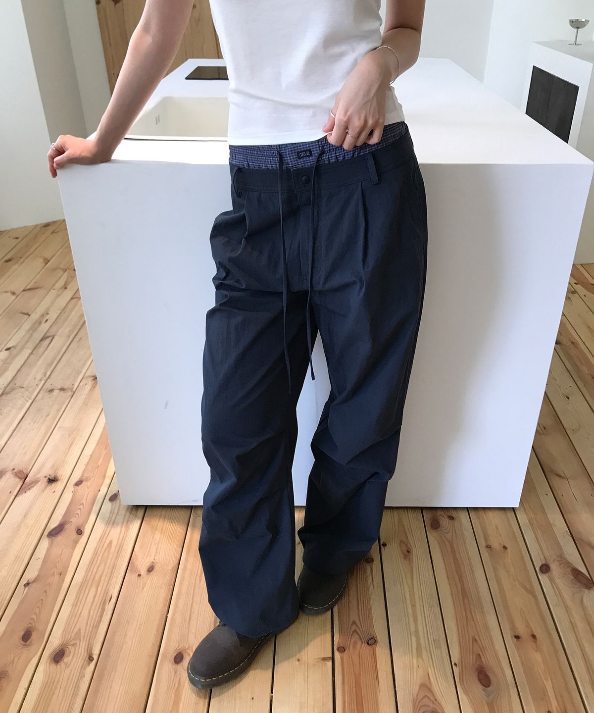 그로브(GROVE) 26SS MADISON LAYERED PANTS (3COLOR)