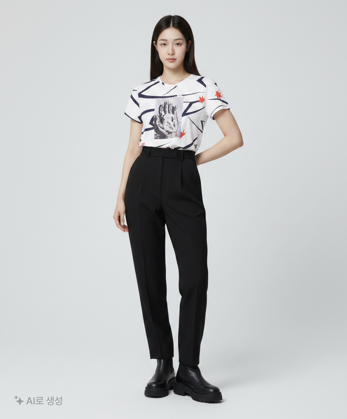 라프시몬스(RAF SIMONS) 반소매 티셔츠 L