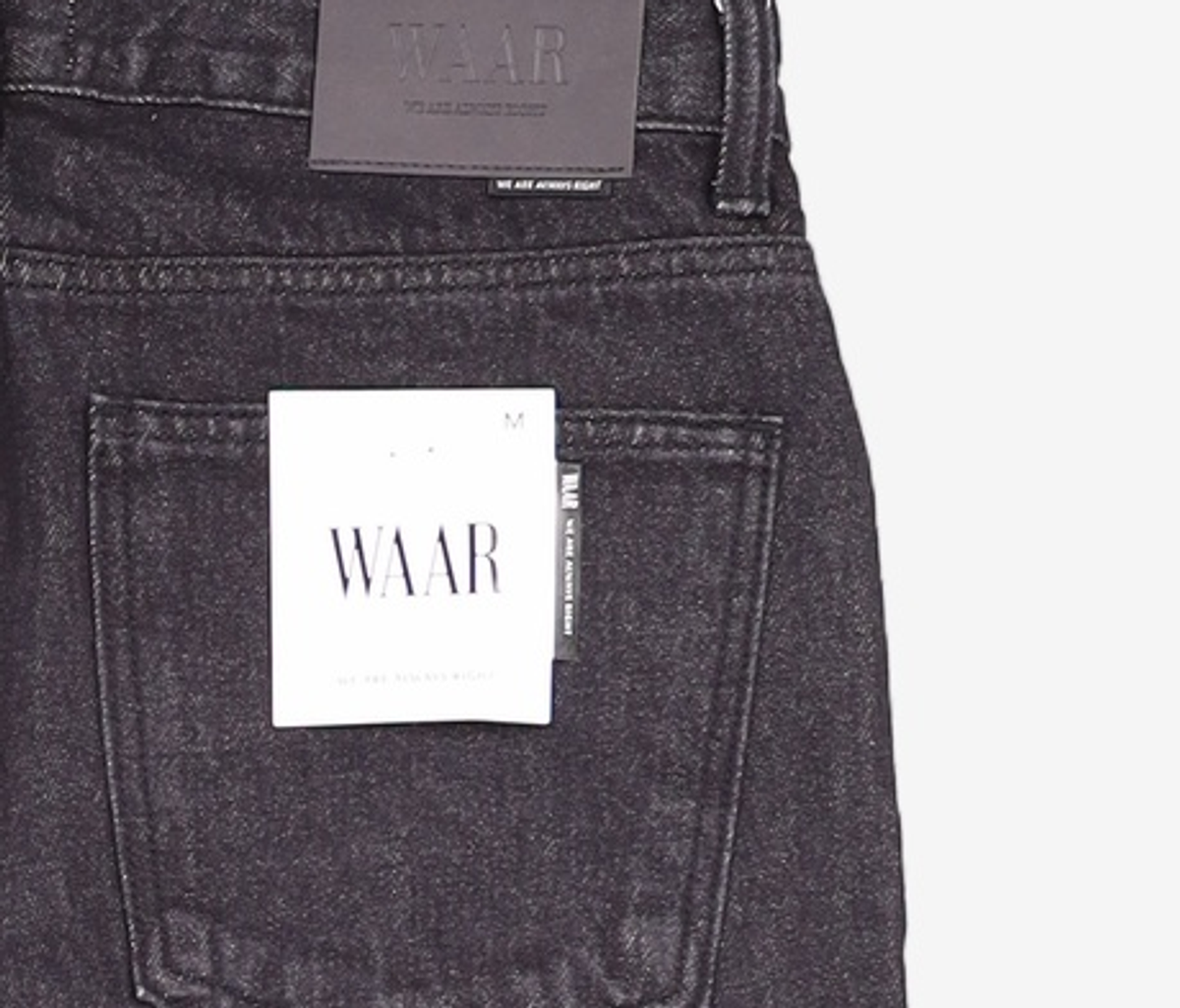 와르(WAAR) 청/데님 팬츠 M