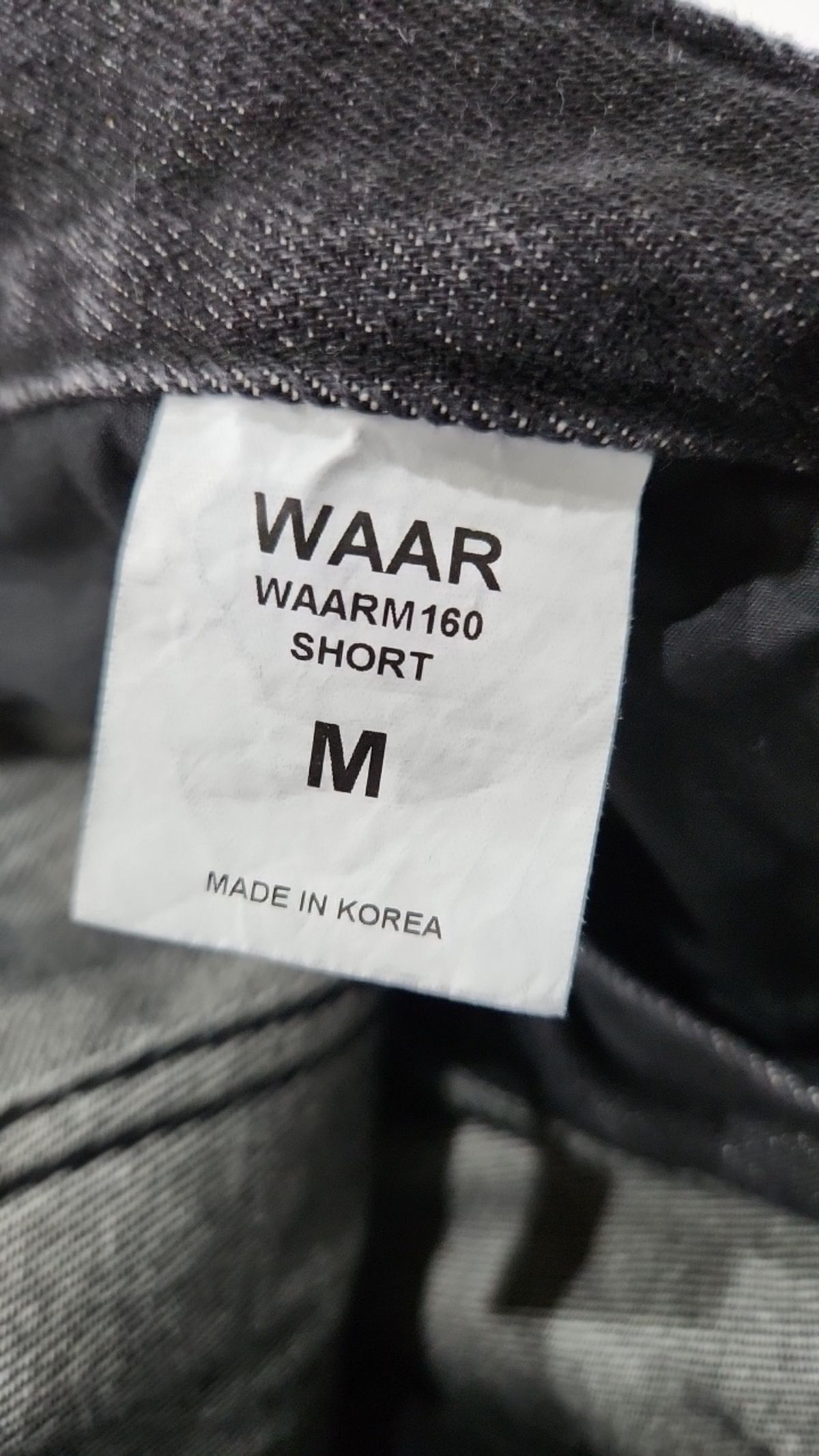 와르(WAAR) 청/데님 팬츠 M