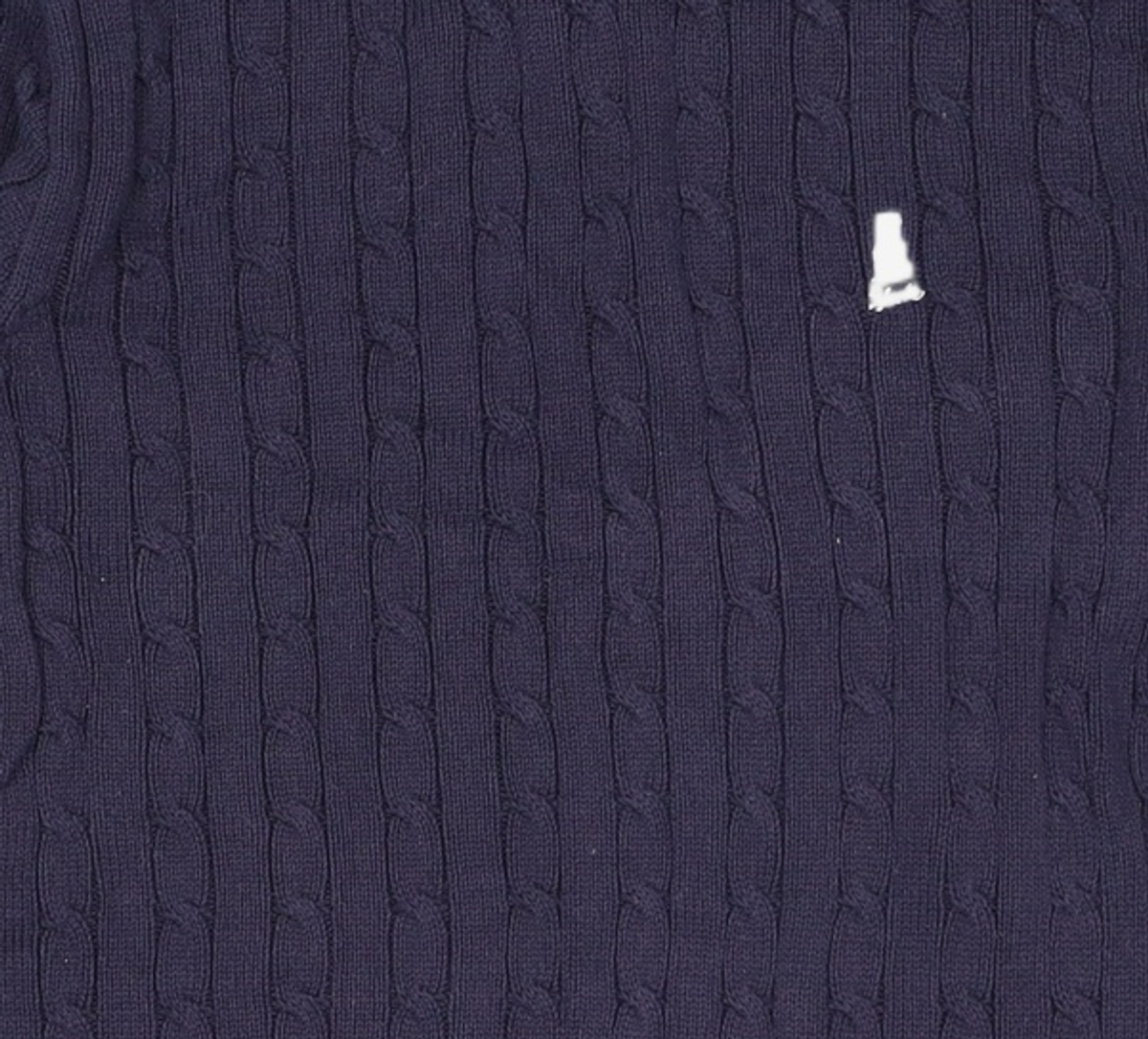 예일(YALE) [100% COTTON] 우먼즈 헤리티지 댄 케이블 니트 네이비 M