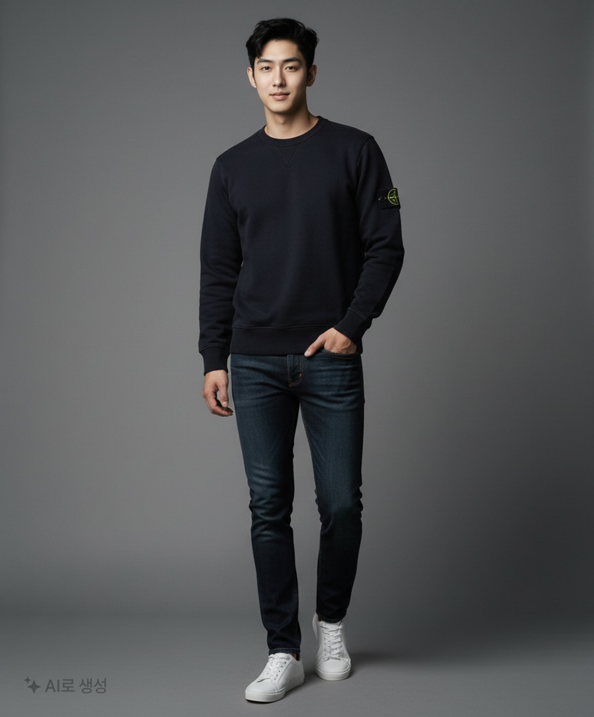 스톤아일랜드(STONE ISLAND) 맨투맨/스웨트셔츠 L