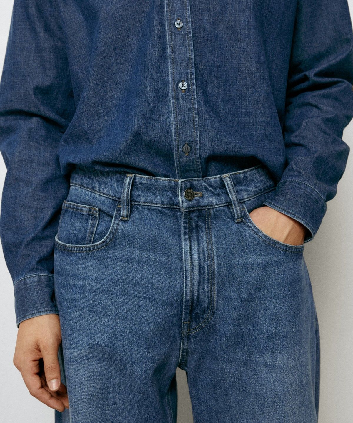 마시모두띠(MASSIMO DUTTI) 배럴 핏 진