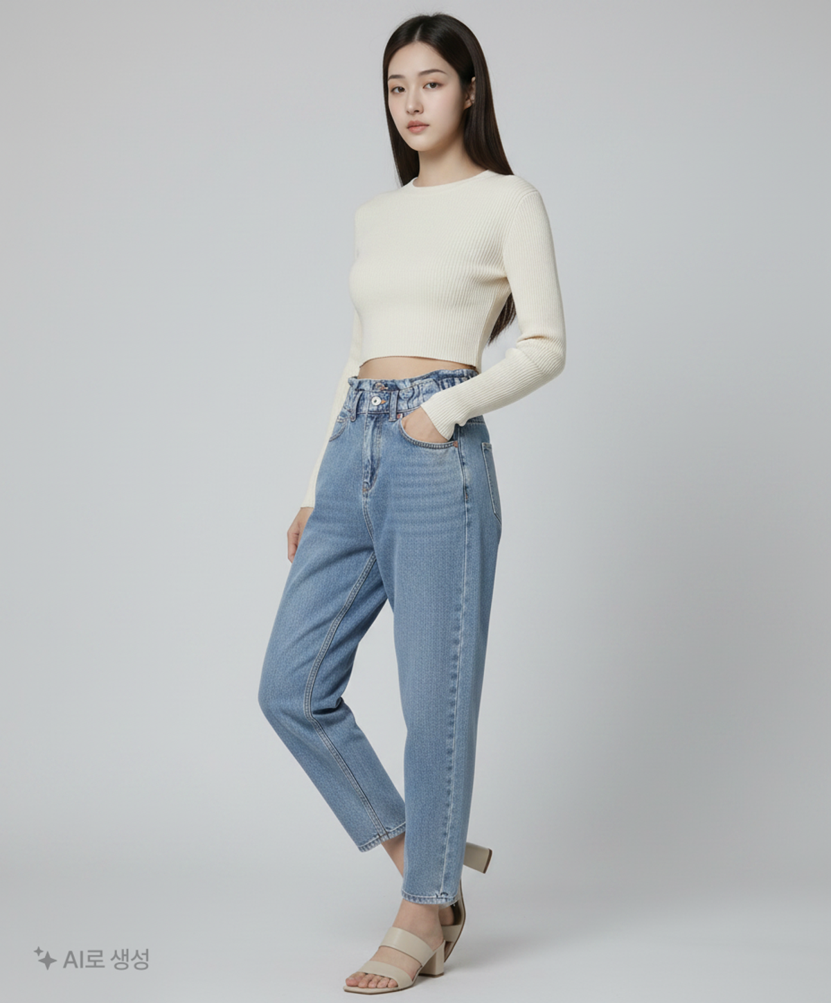 엠엔지(MNG) 청/데님 팬츠 34
