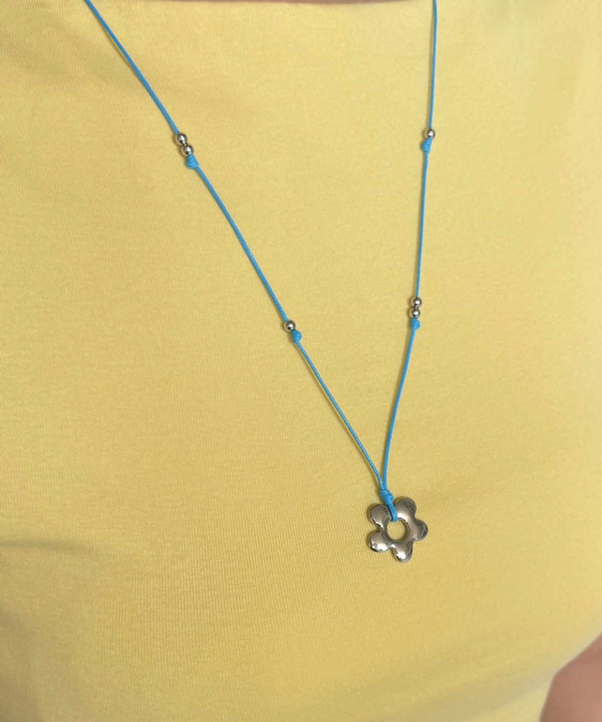 판타스틱 플래닛(FANTASTIC PLANET) flower string necklace (7colors)
