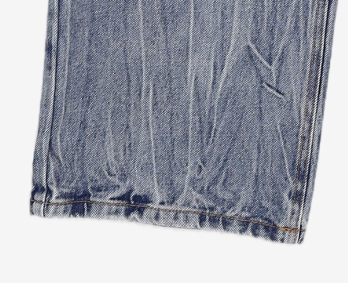 데케트(DECET) Mid Rise Wide Jeans DCPT027BlueCenter 30