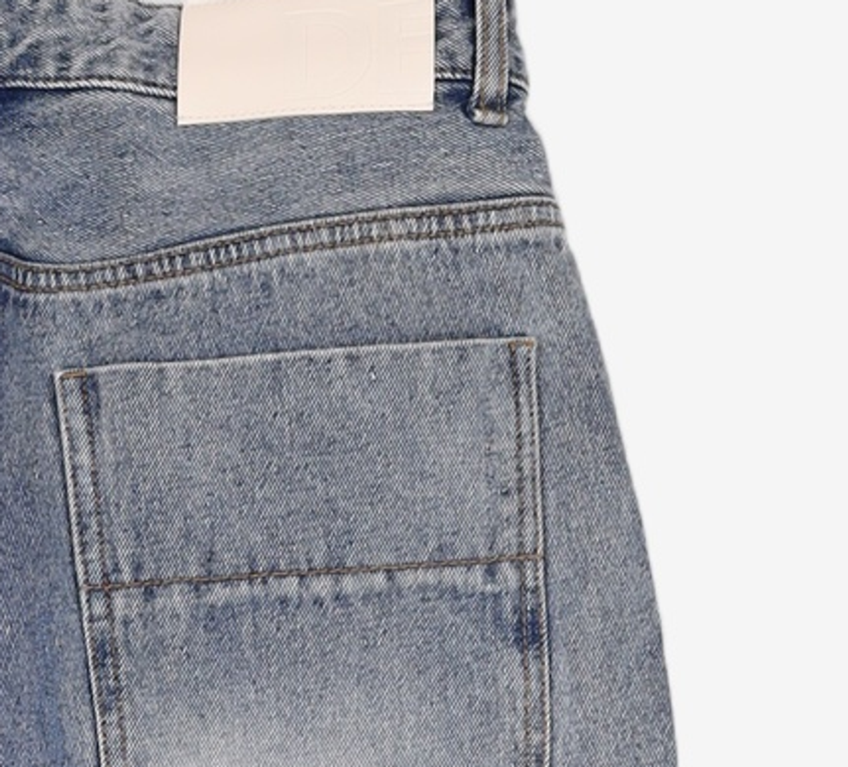 데케트(DECET) Mid Rise Wide Jeans DCPT027BlueCenter 30