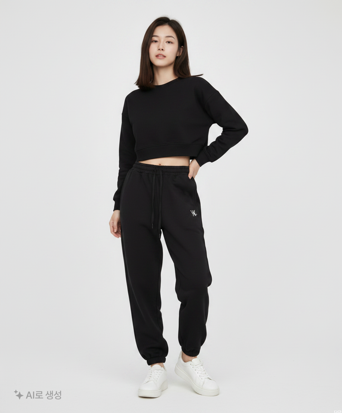 우알롱(WOOALONG) 조거 팬츠 XS
