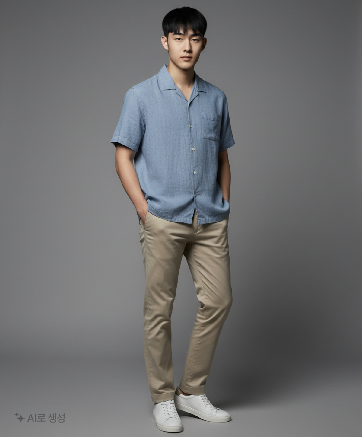 올젠(OLZEN) 캐주얼 셔츠 100
