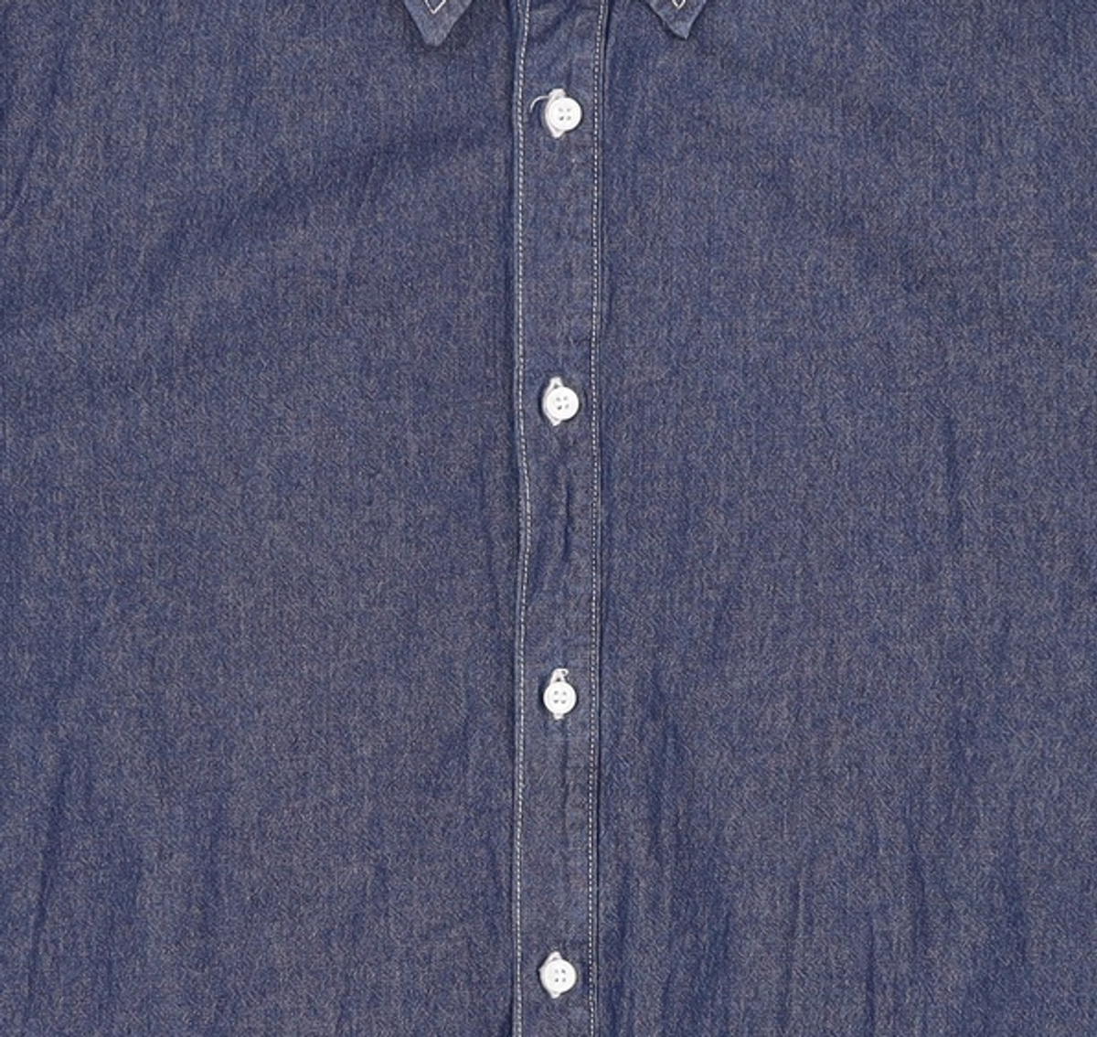 그루브라임(GROOVE RHYME) DECENT DENIM SHIRTS (DARK BLUE) [LRSFCSD763M] M
