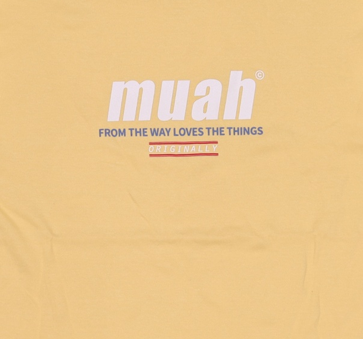 무아무아(MUAHMUAH) 반소매 티셔츠 FREE