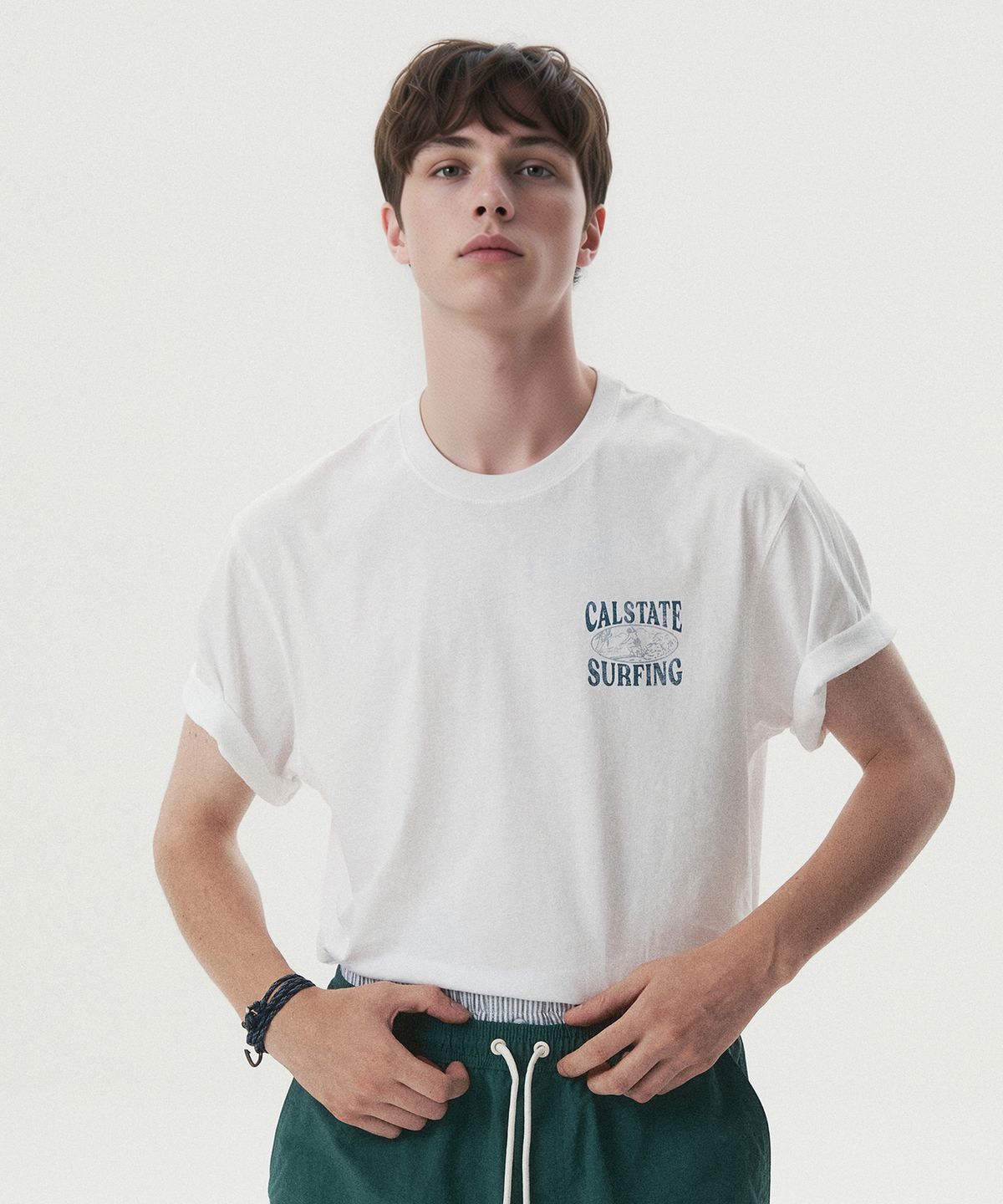 후아유(WHO.A.U) Surfing Graphic T-shirt / WHRPG3799U