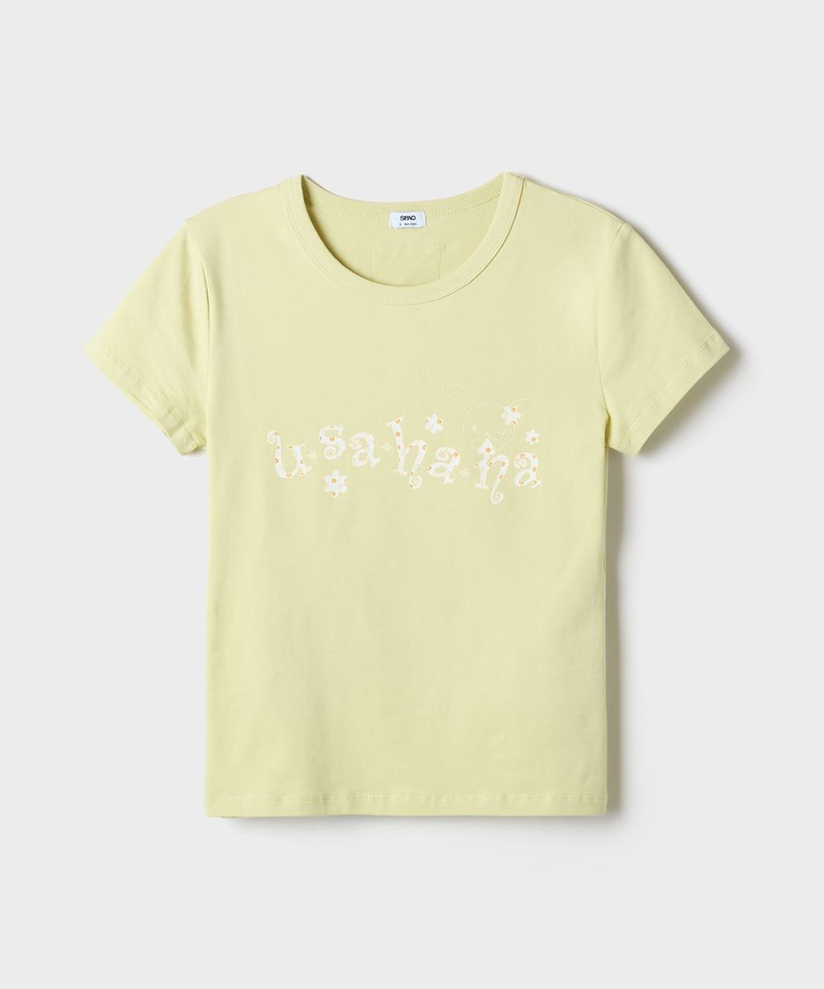 스파오(SPAO) [우사하나] 슬림핏 반팔 티셔츠(Olive Green)_SPRLG37U45