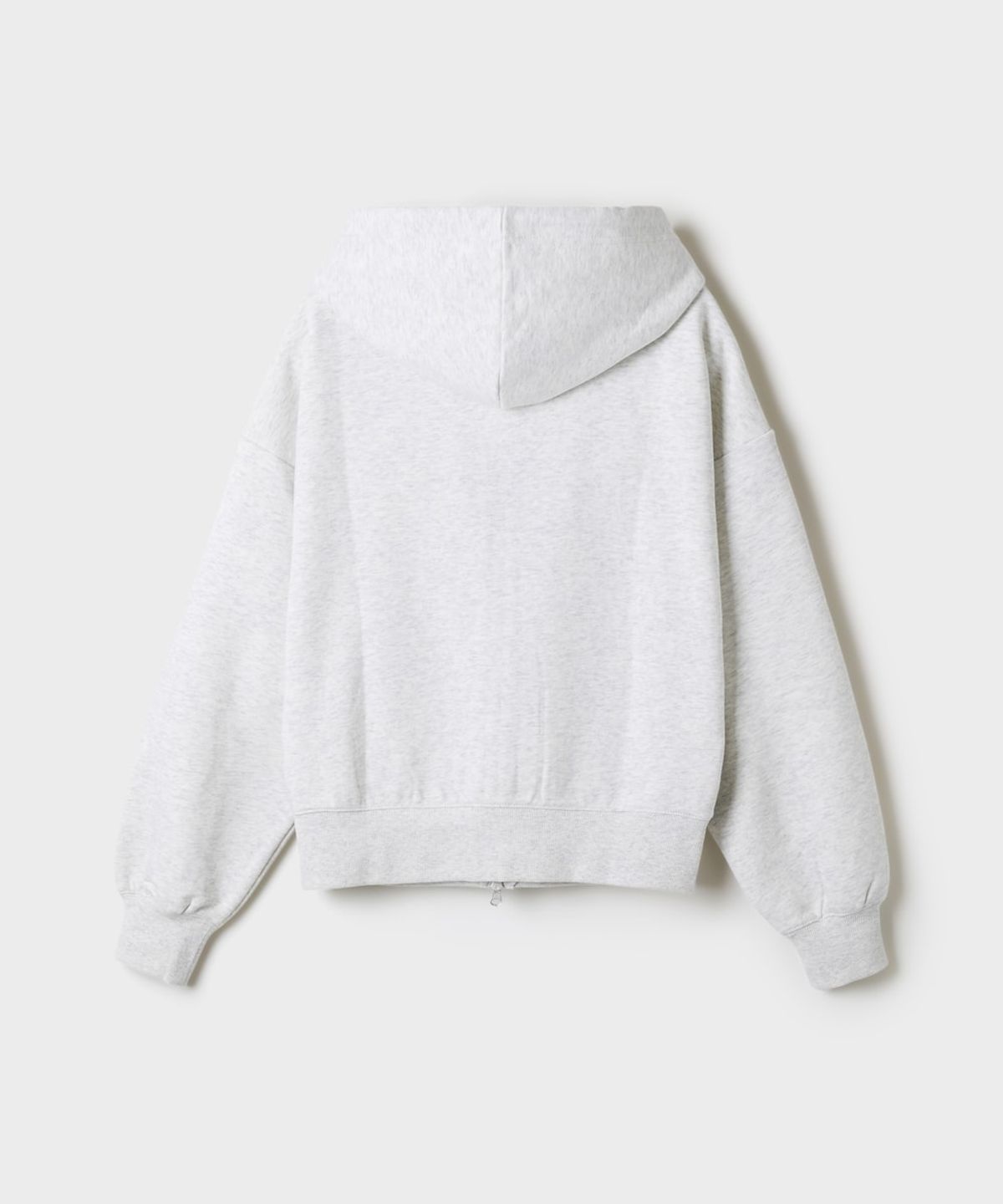 스파오(SPAO) [우사하나] 크롭 후드 집업(Oatmeal Melange)_SPMZG37U06