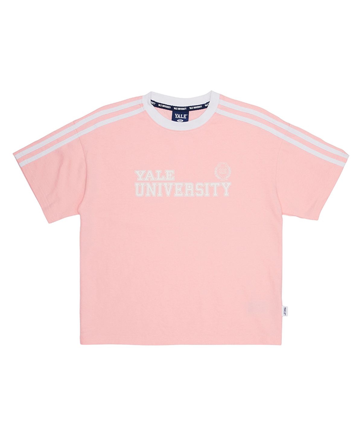 예일키즈(YALE KIDS) 예일 라인 포인트 반팔 티셔츠 A5M018