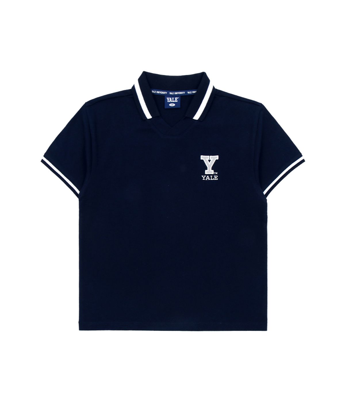 예일키즈(YALE KIDS) 카라 포인트 하프 티셔츠 A5M017