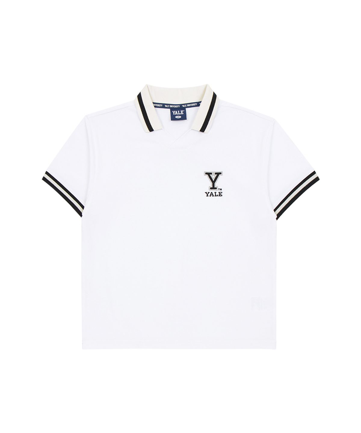 예일키즈(YALE KIDS) 카라 포인트 하프 티셔츠 A5M017