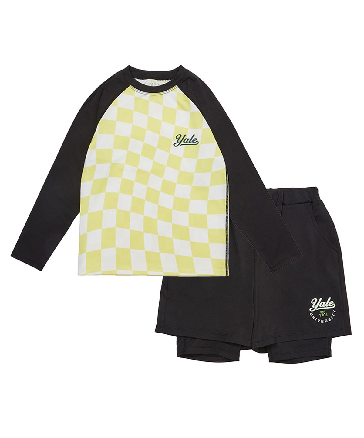 예일키즈(YALE KIDS) 블로킹 래쉬가드 셋업 A5M044
